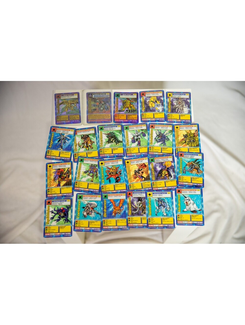 Digimon Card Lot 1999 - Lot of 50+ Cards - Holos, Rares